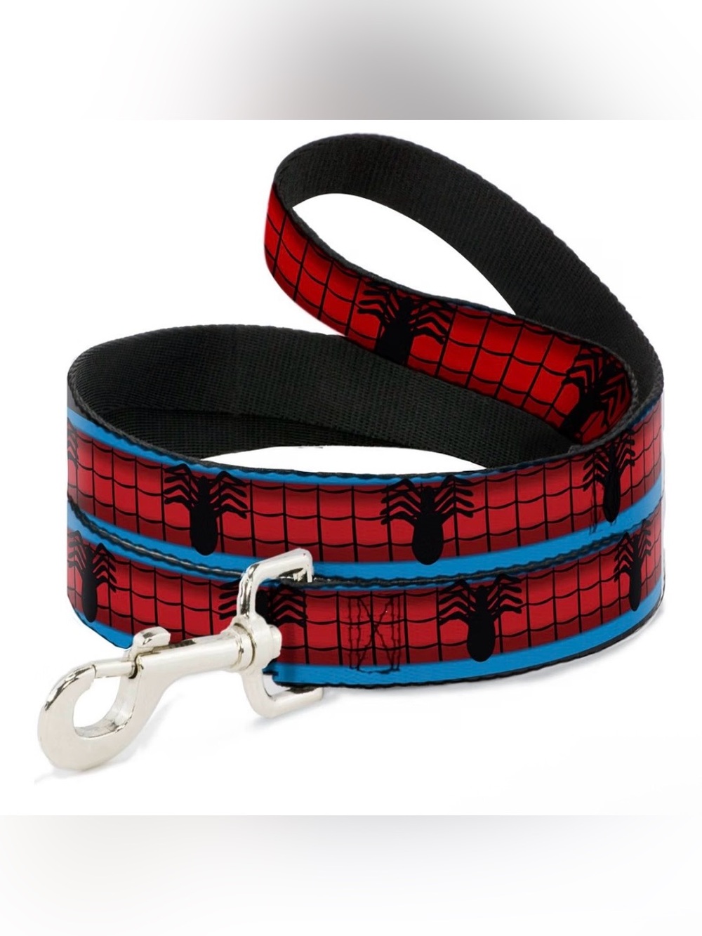 Buckle-Down Marvel Universe Dog Leash - 6-FEET - Spider-Man Costume Stripe